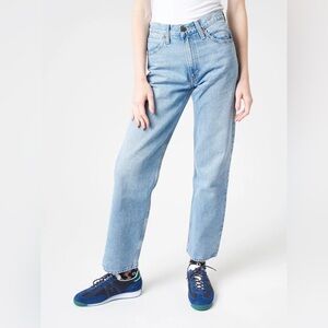 Levi's Premium Dad Jean Straight Leg Loose Slouchy Denim in Far and Wide Size 25